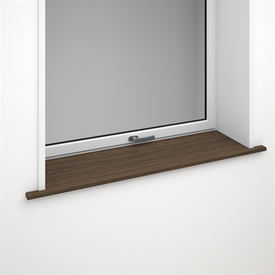 Davanzale in MDF impiallacciato laccato Pure Walnut SHINNOKI